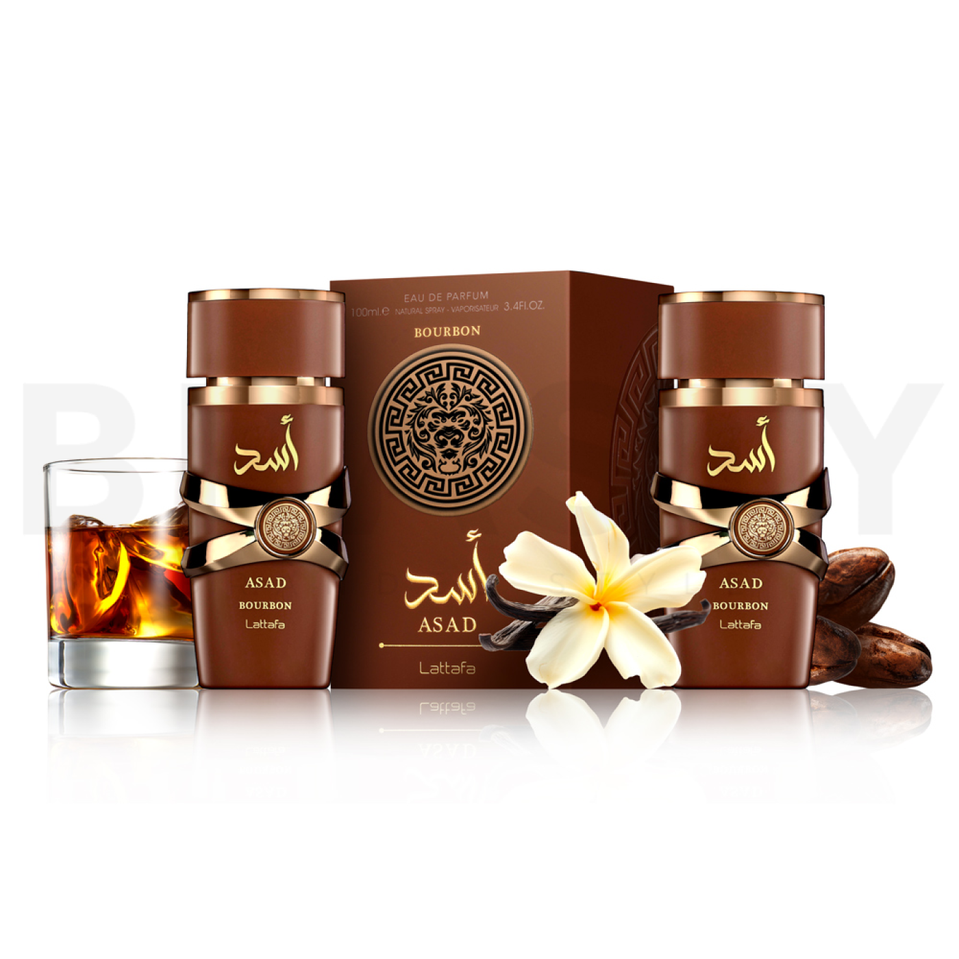 Lattafa Asad Bourbon Eau de Parfum férfiaknak 100 ml - Image 4